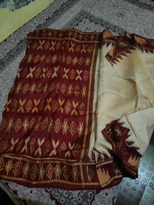 Saree Red Border