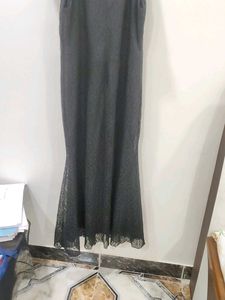 Black Long Mermaid Maxi Dress