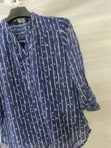 Blue Shirt With Star Prints