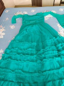 Elegant Green Ethnic Gown