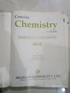 CONCISE CHEMISTRY CLASS 10TH ICSE BOOK
