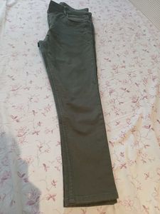 Olive Green Jeans