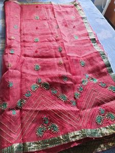 Elegant Pink Saree