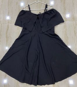 Off-Shoulder Black Dress