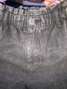Acid Wash Black Jeans