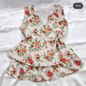 Floral Layered Top