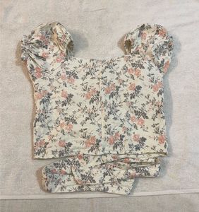 Pinteresty Tie Up Floral Top For Women
