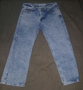 Acid Wash Denim Jeans ( Free Delivery )