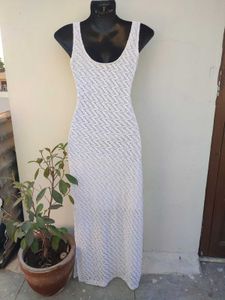 Crochet A-Line Bohemian Maxi Dress