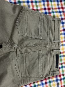 Olive carrot fit pants