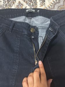 Black Cargo Jeans