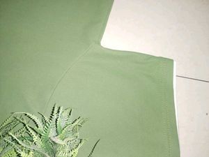 Zara Men light Green Tshirt