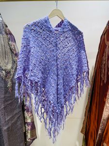 Boho Chic Crocheted Poncho