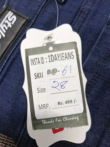 B@61 Size-28 Slim Jeans