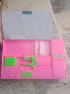 Pink Jumbo Pencil Box