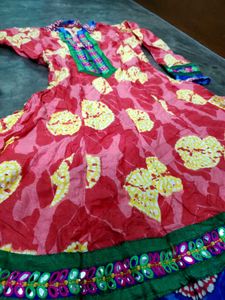 Ethnic Mirror Work Pure Cotton Kurta