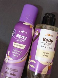 plum vanilla vibes combo set