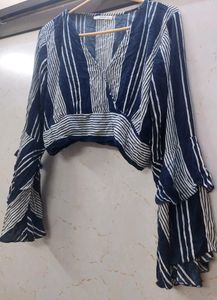 Cute Wrap Crop Top