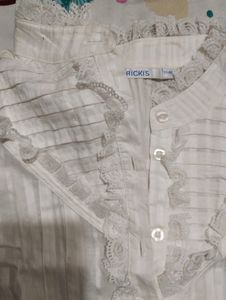 Korean Style Ruffle Blouse