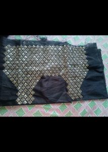 Elegant Black Saree