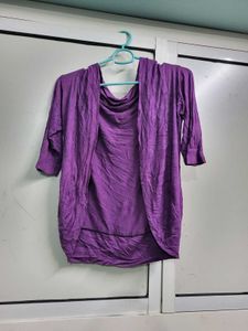 Purple Cardigan