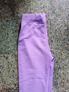 A Sassy Bellbootom Trouser In Color Levender