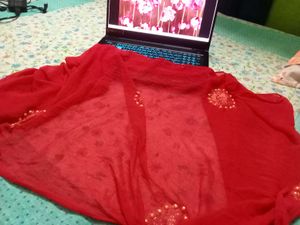 Red  Dupatta