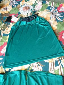 Green Cami &amp; Shorts Set