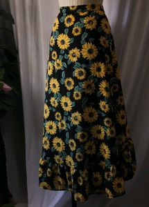 H&amp;M Sunflower Print Skirt And Top