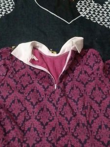 Pink Patterned Dress