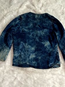 Blue denim shrug ❤️