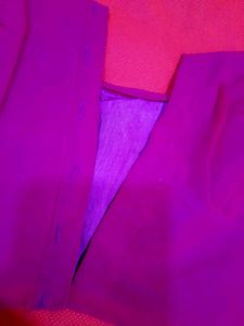 Ornate Magenta Saree Intricate Santara Pattern