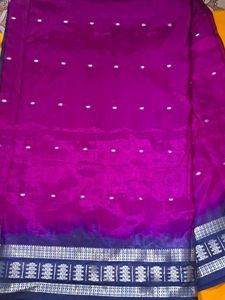 Blue/purple Saree
