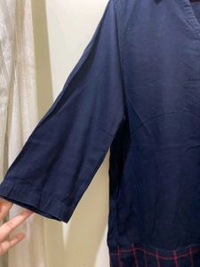 Navy Blue Tunic Top 36,38