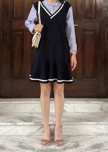 Korean Pinterest Long Sleeve Dress