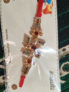 Heavy Diamond Work Rakhi 💎