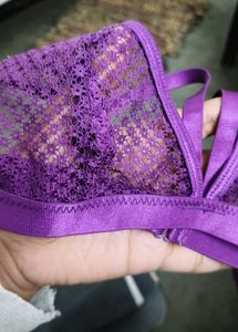Purple Lace Lingerie Set