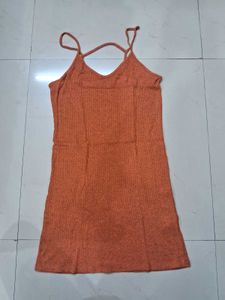 Casual Orange Dress