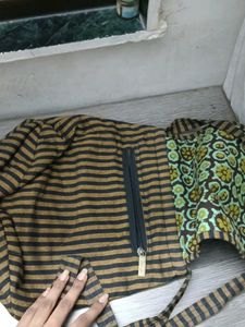 Striped Sling Bag