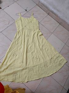Yellow Embellished Sundress