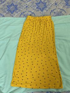 Yellow Polka Dot Skirt