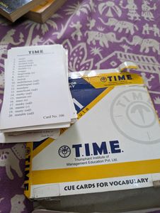 Cue Cards For Vacabulary