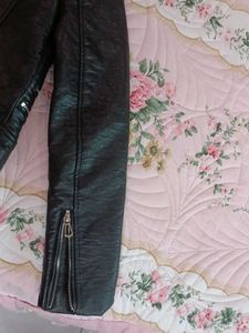 zara leather jacket.. slightly damaged