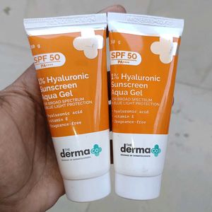 THE DERMA CO 1% HYALURONIC SUNSCREEN AQUA GEL