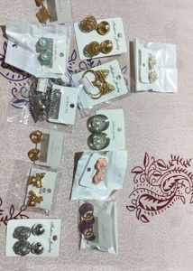 PACK OF 12 ANTI TARNISH EARRINGS