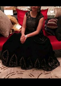 green Gown party wear dress