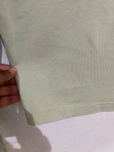 Sage Green Long Sleeve Crop Top