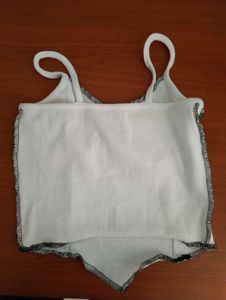 Y2k White Tank Top