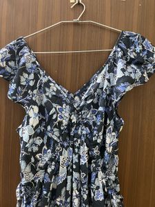 Floral Print Midi Dress