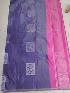 Lavender Pink Soft Silk Saree...